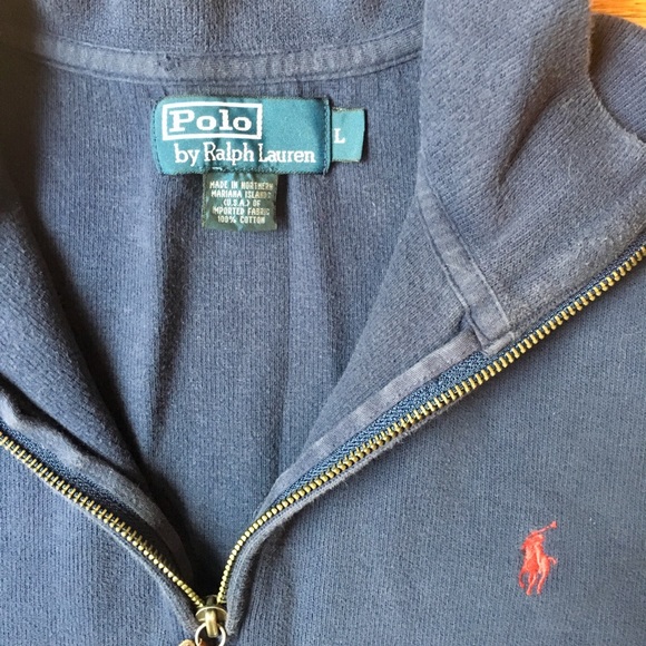 Polo by Ralph Lauren Men’s Navy Large Sweater - Picture 3 of 4